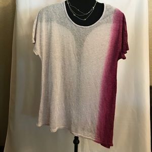 Lane Bryant Pink Ombré Top